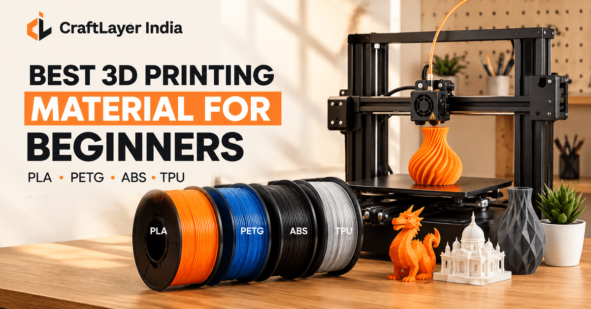 Best 3D Printing Material for Beginners - CraftLayer India