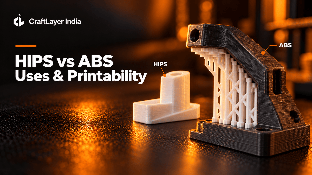 HIPS vs ABS: Differences, Uses, and Printability - CraftLayer India