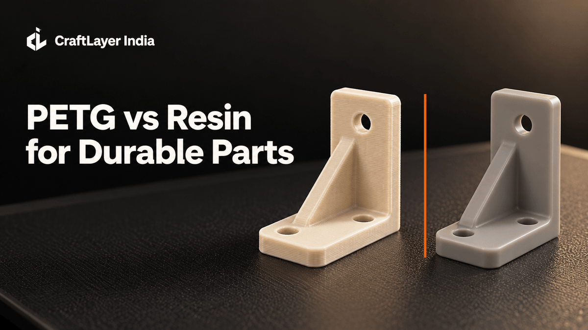 PETG vs Resin: Which Is Better for Durable Parts? - CraftLayer India