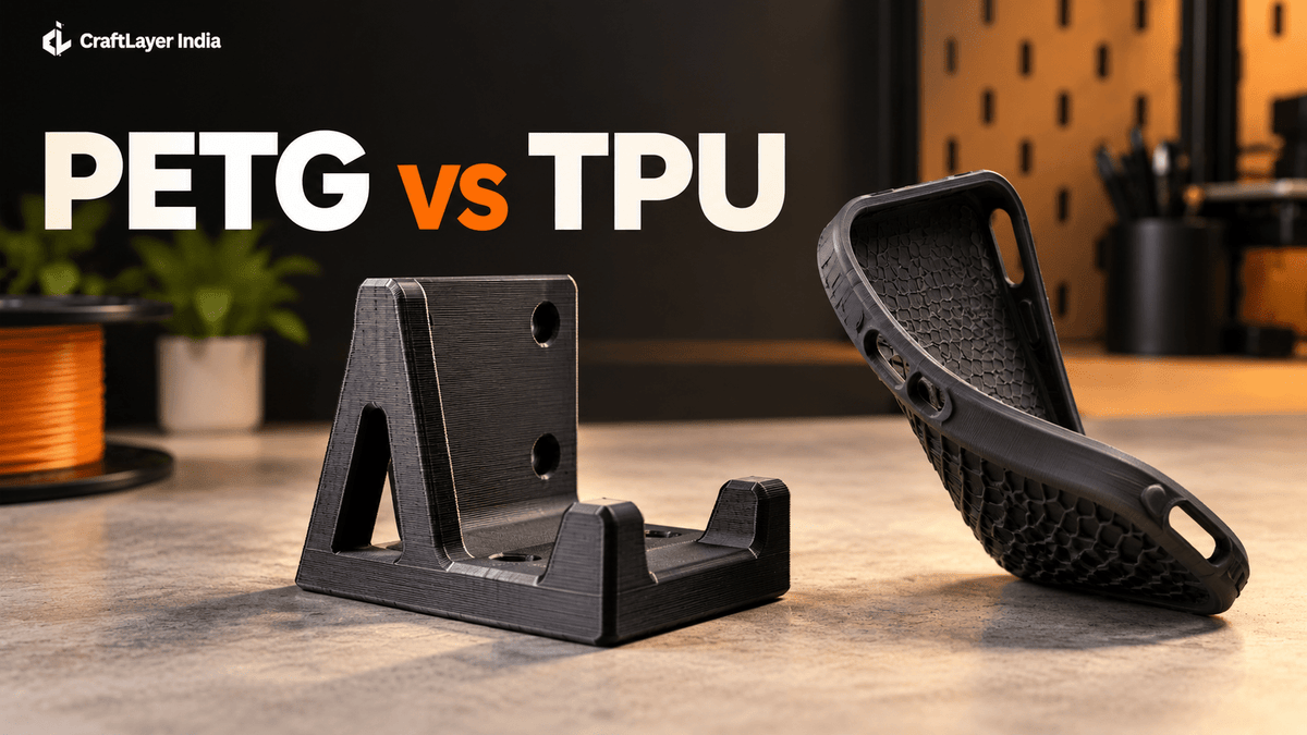 PETG vs TPU: Which Material Fits Your Project? - CraftLayer India