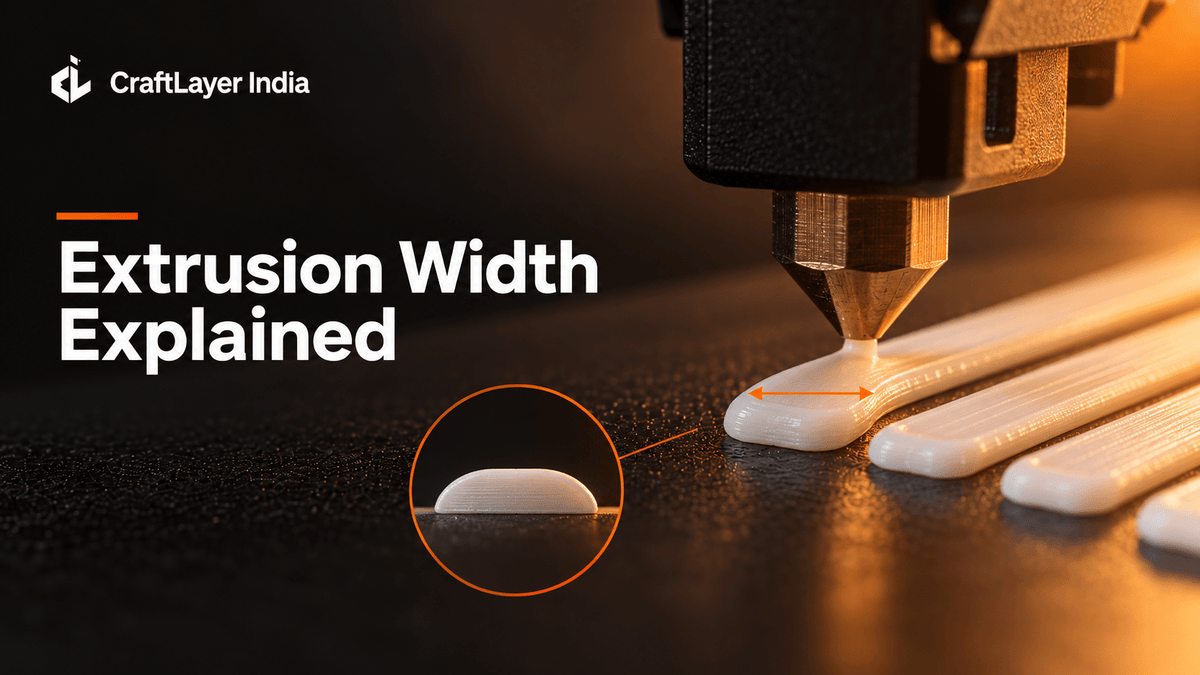 What Is Extrusion Width in 3D Printing? - CraftLayer India