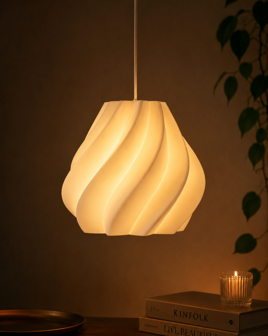 Aurora Swirl Pendant Lamp