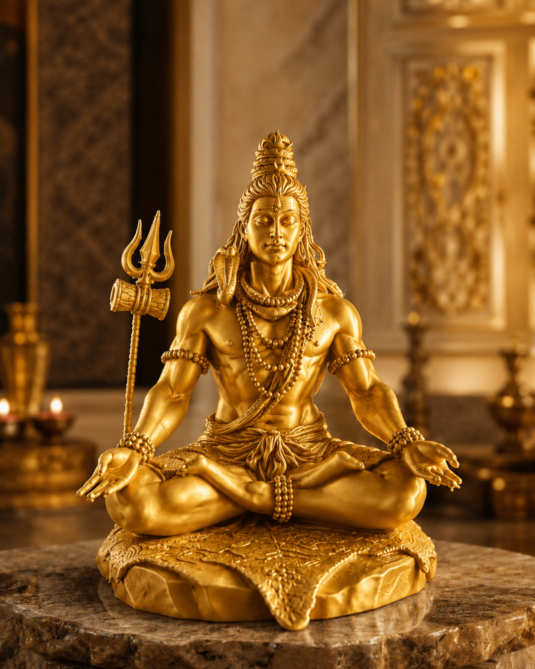 Lord Shiva Meditating Statue