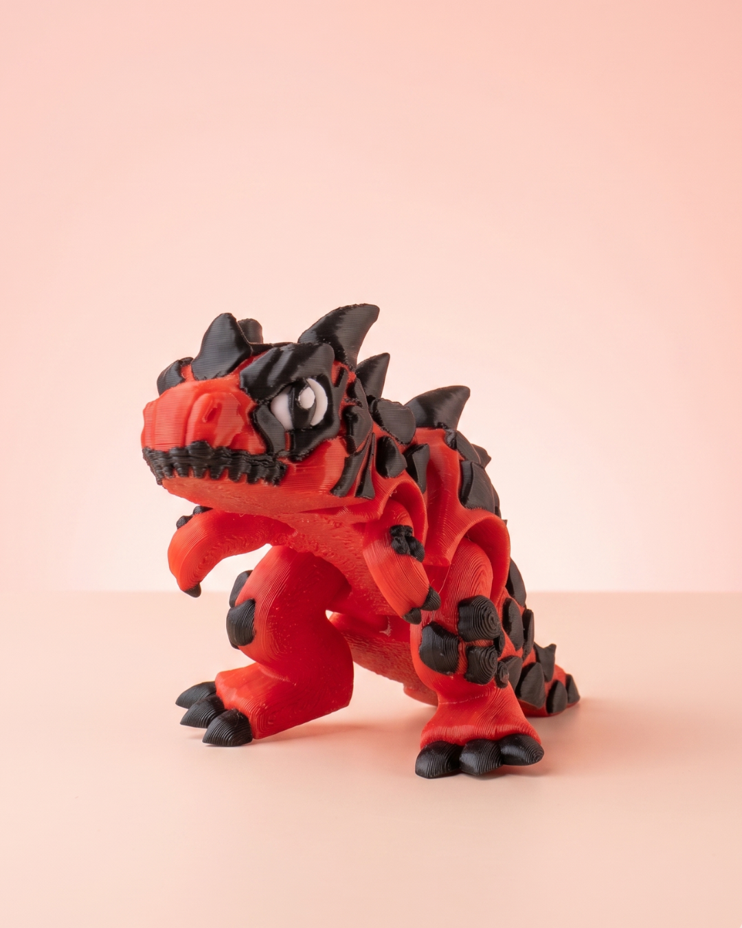 Blaze Red Dino 3D printed toy