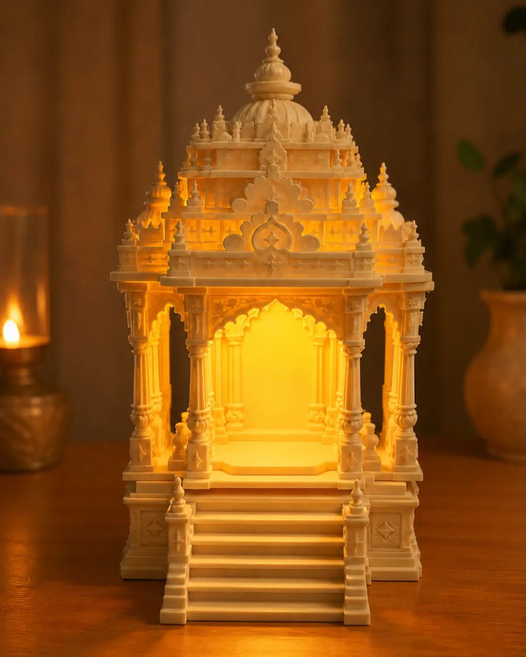 CraftLayer India Heritage Temple - With Light - CraftLayer India