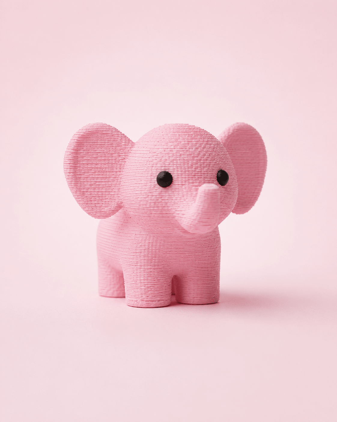 Ellie Pink Elephant – Set of 3 - CraftLayer India