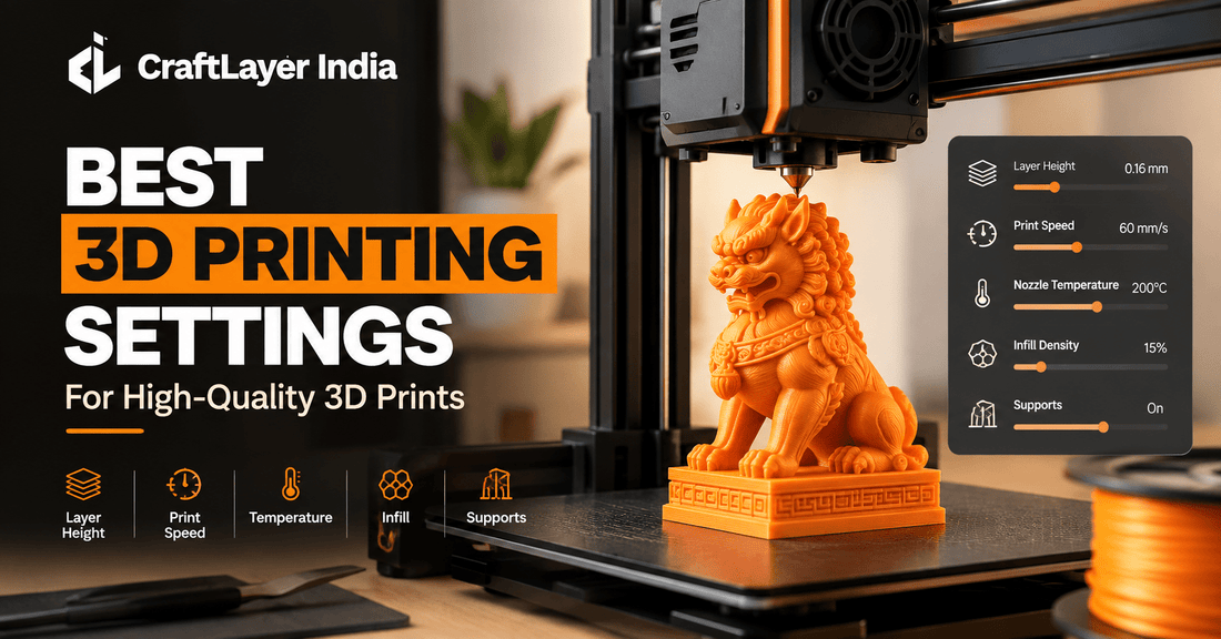 Best 3D Printing Settings for High-Quality 3D Prints - CraftLayer India
