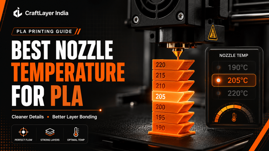 Best Nozzle Temperature for PLA: A Practical Settings Guide - CraftLayer India