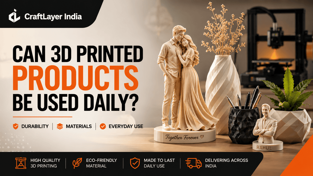 Can 3D Printed Products Be Used Daily? A Practical Guide - CraftLayer India
