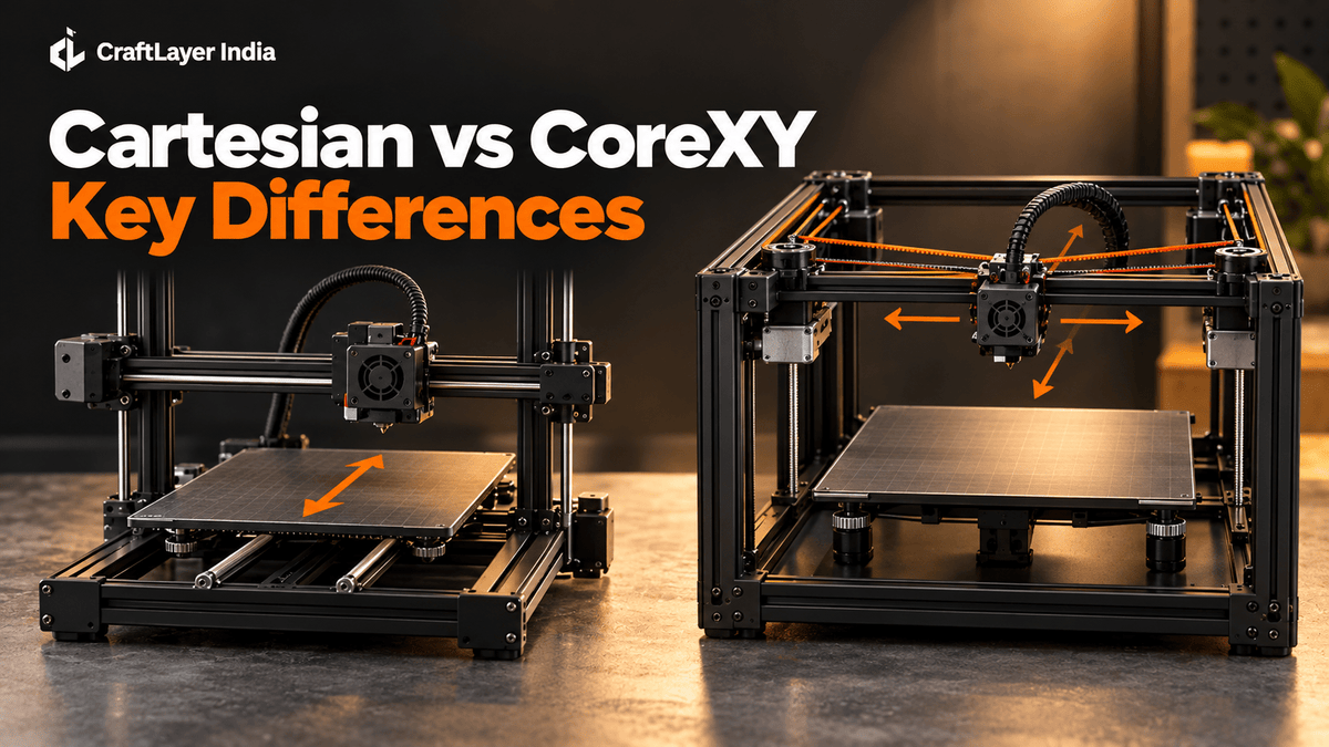Cartesian vs CoreXY 3D Printers: Key Differences - CraftLayer India