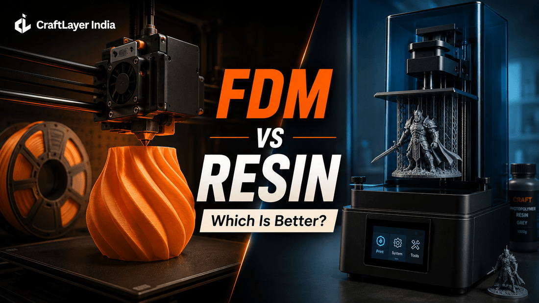 FDM vs Resin 3D Printing: Which Is Better for Your Project? - CraftLayer India