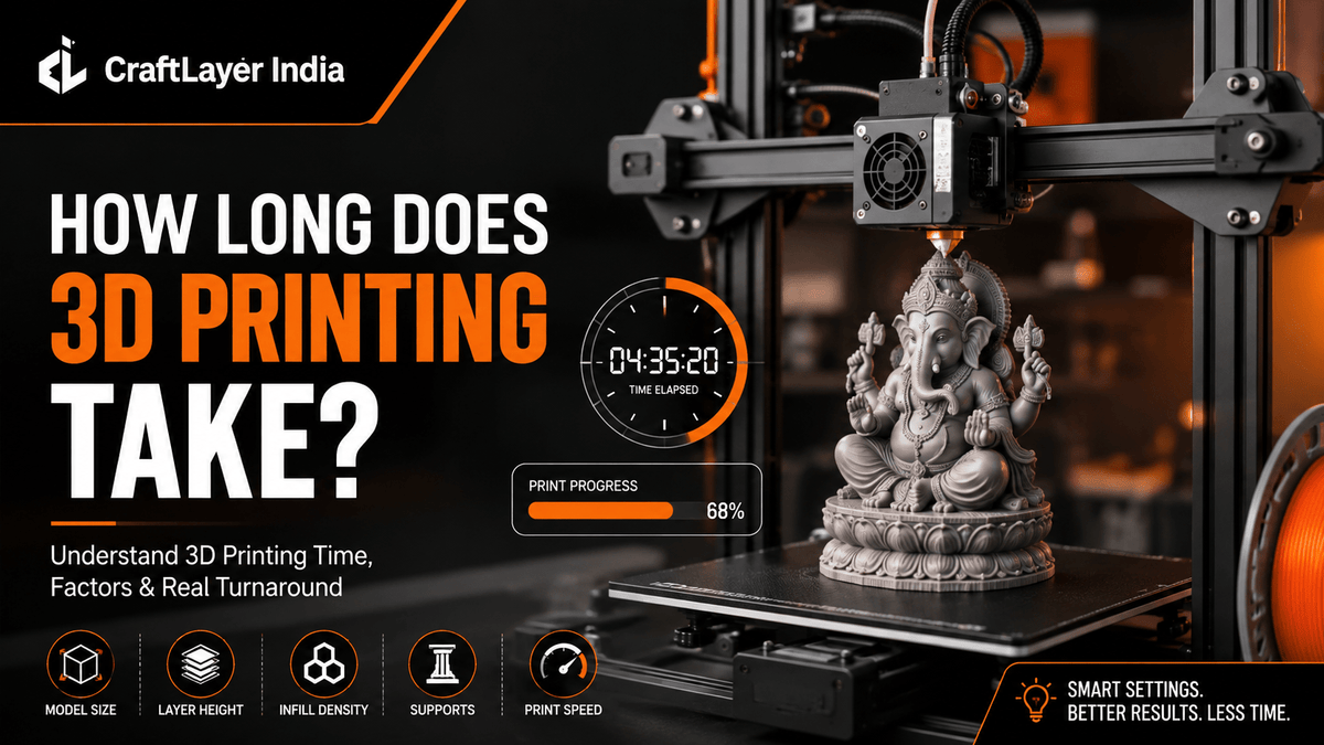 How Long Does 3D Printing Take? - CraftLayer India