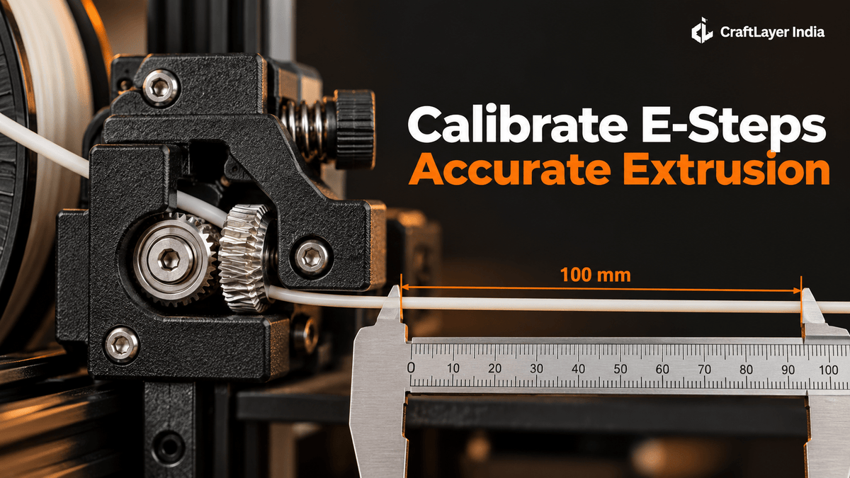 How to Calibrate E-Steps for Accurate Extrusion - CraftLayer India
