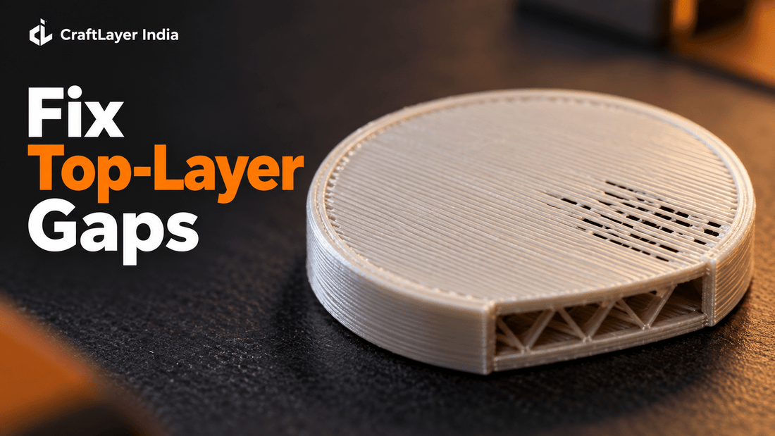 How to Fix Gaps in Top Layers of 3D Prints - CraftLayer India