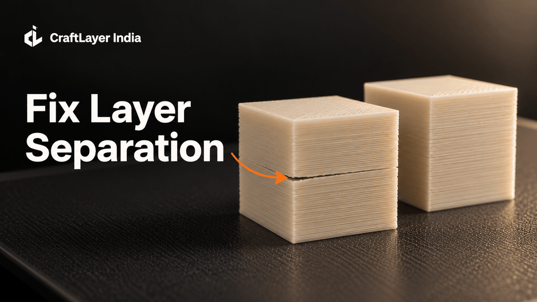 How to Fix Layer Separation in FDM Prints - CraftLayer India