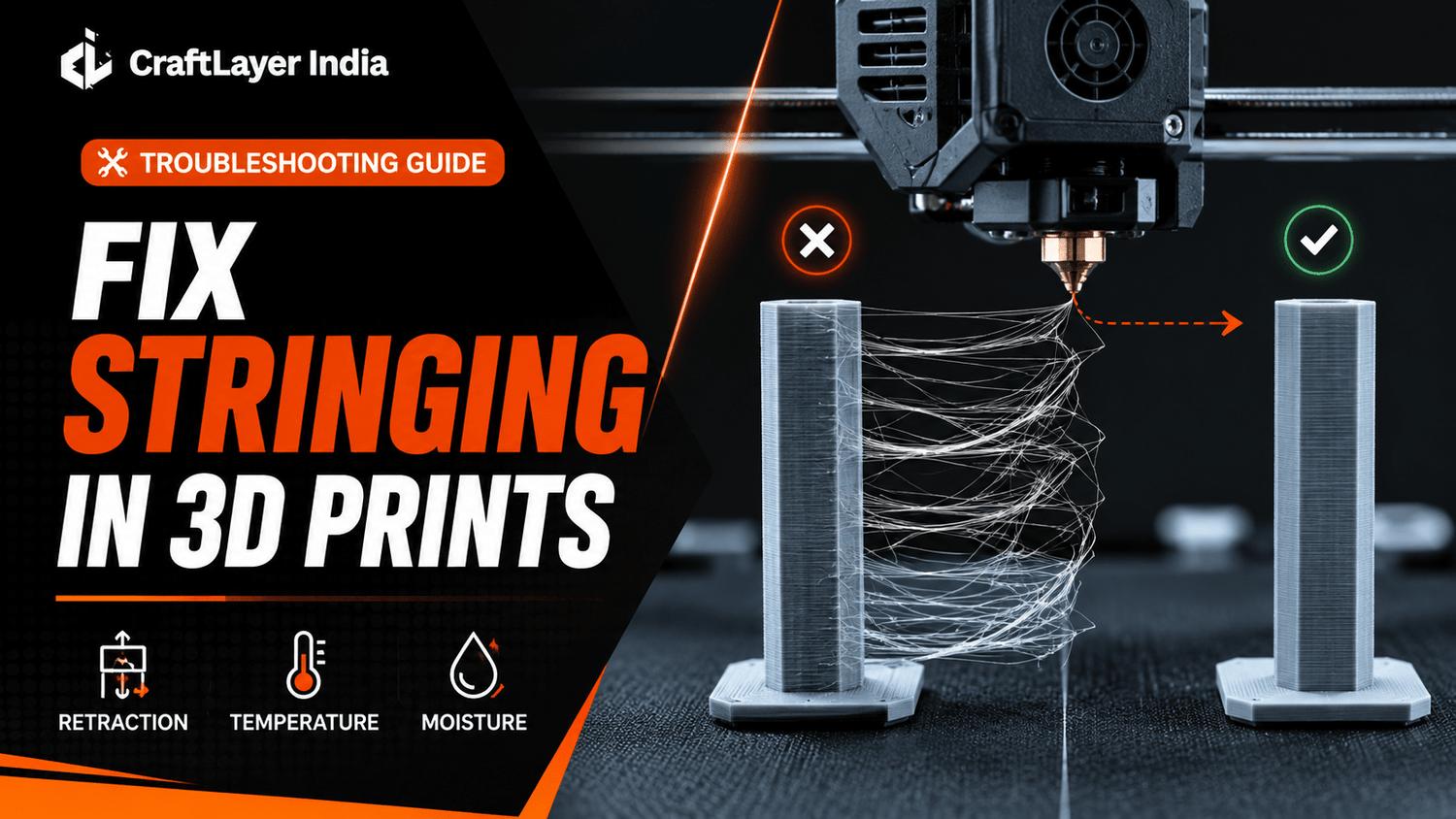 How to Fix Stringing in 3D Prints: A Step-by-Step Guide - CraftLayer India