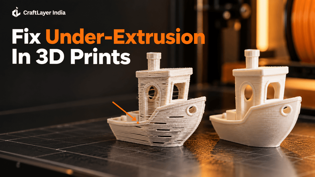 How to Fix Under-Extrusion in 3D Prints - CraftLayer India