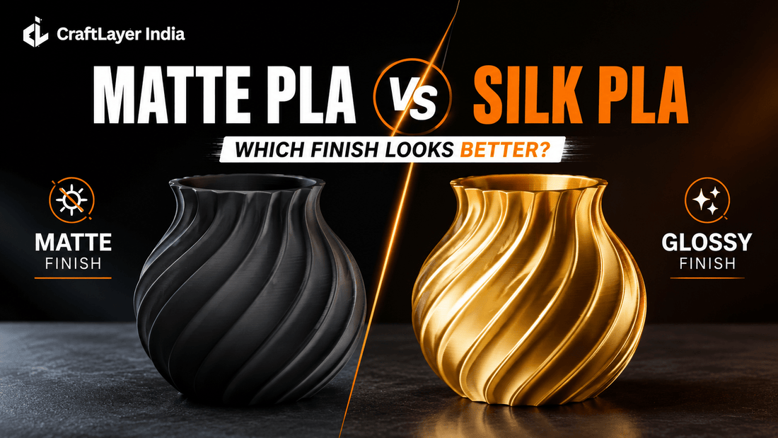 Matte PLA vs Silk PLA: Which Looks Better? - CraftLayer India
