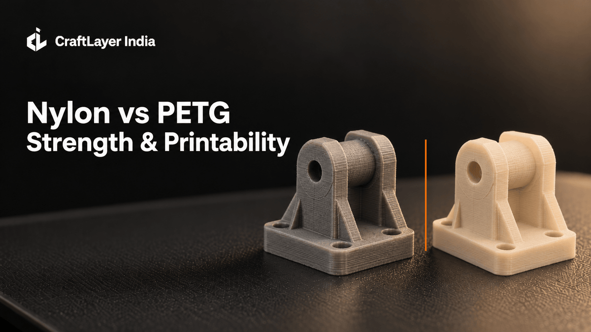 Nylon vs PETG: Strength and Printability Compared - CraftLayer India
