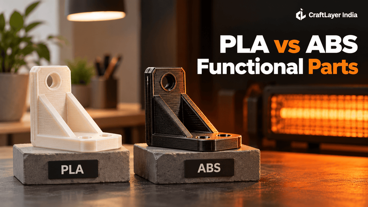 PLA vs ABS for Functional Parts: Which Is Better? - CraftLayer India