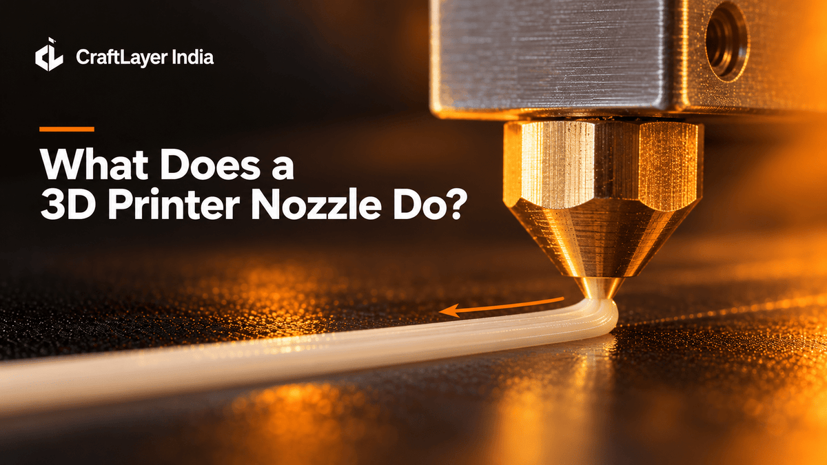 What Does a 3D Printer Nozzle Do? - CraftLayer India