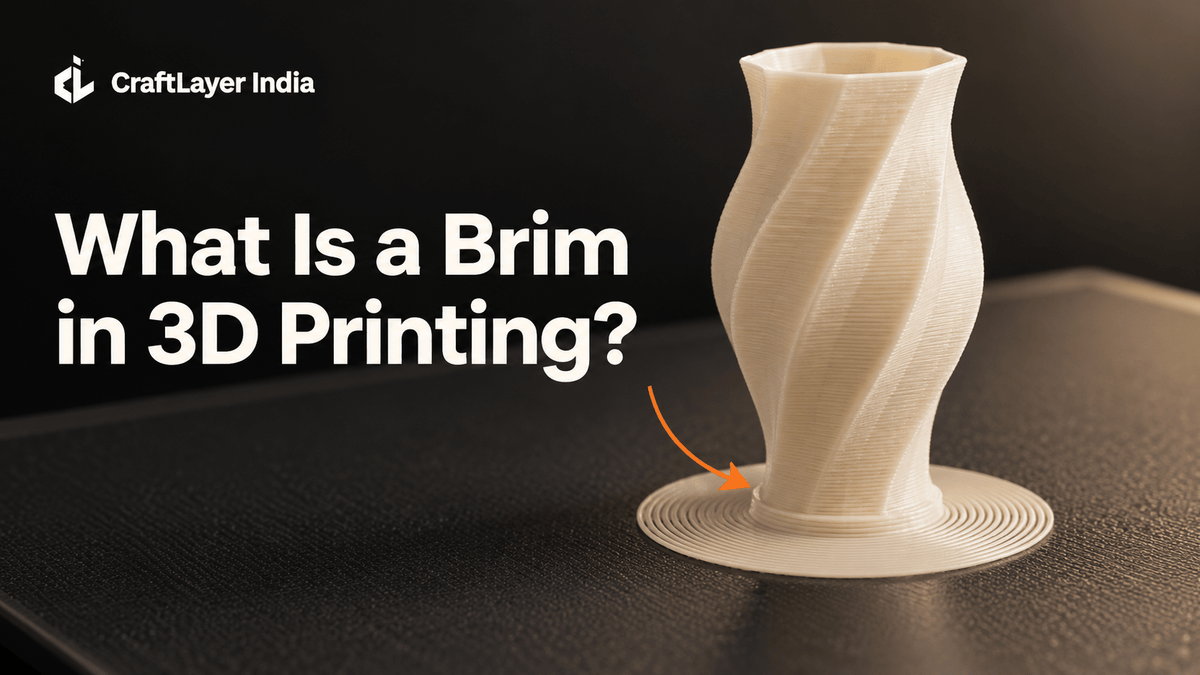 What Is a Brim in 3D Printing? - CraftLayer India