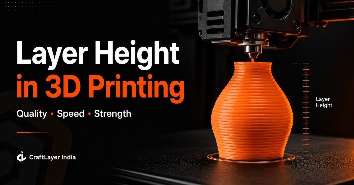 What Is Layer Height in 3D Printing? A Practical Guide for Better Prints - CraftLayer India
