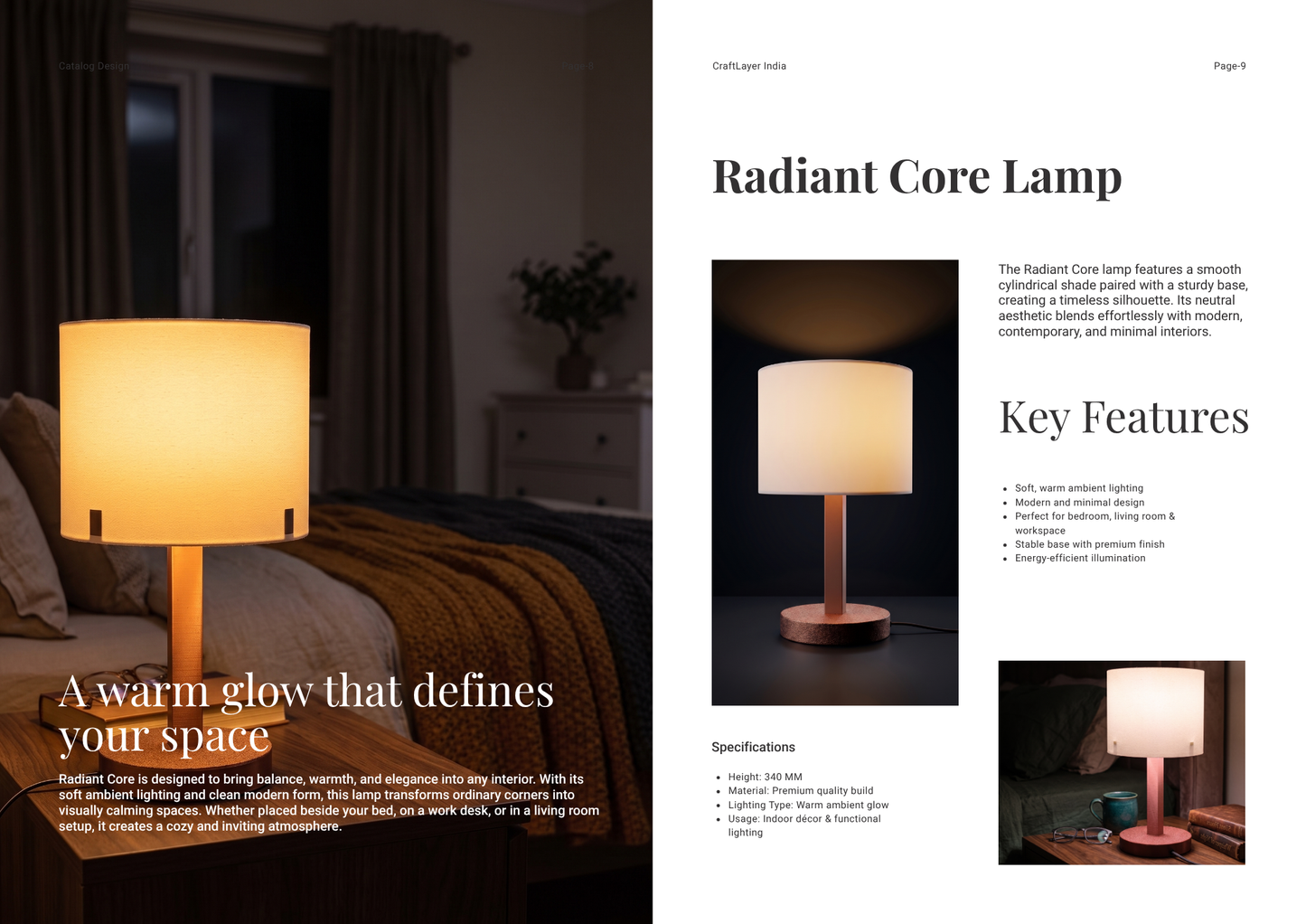 Radiant core Lamp