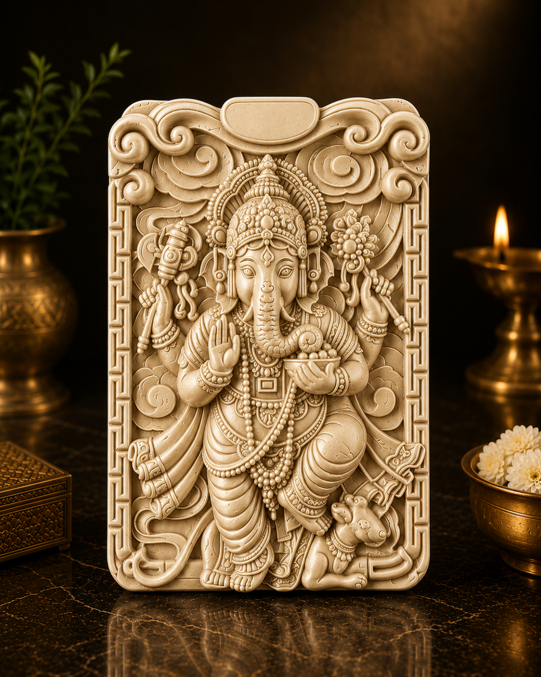 Ganesha Wall Art Murti