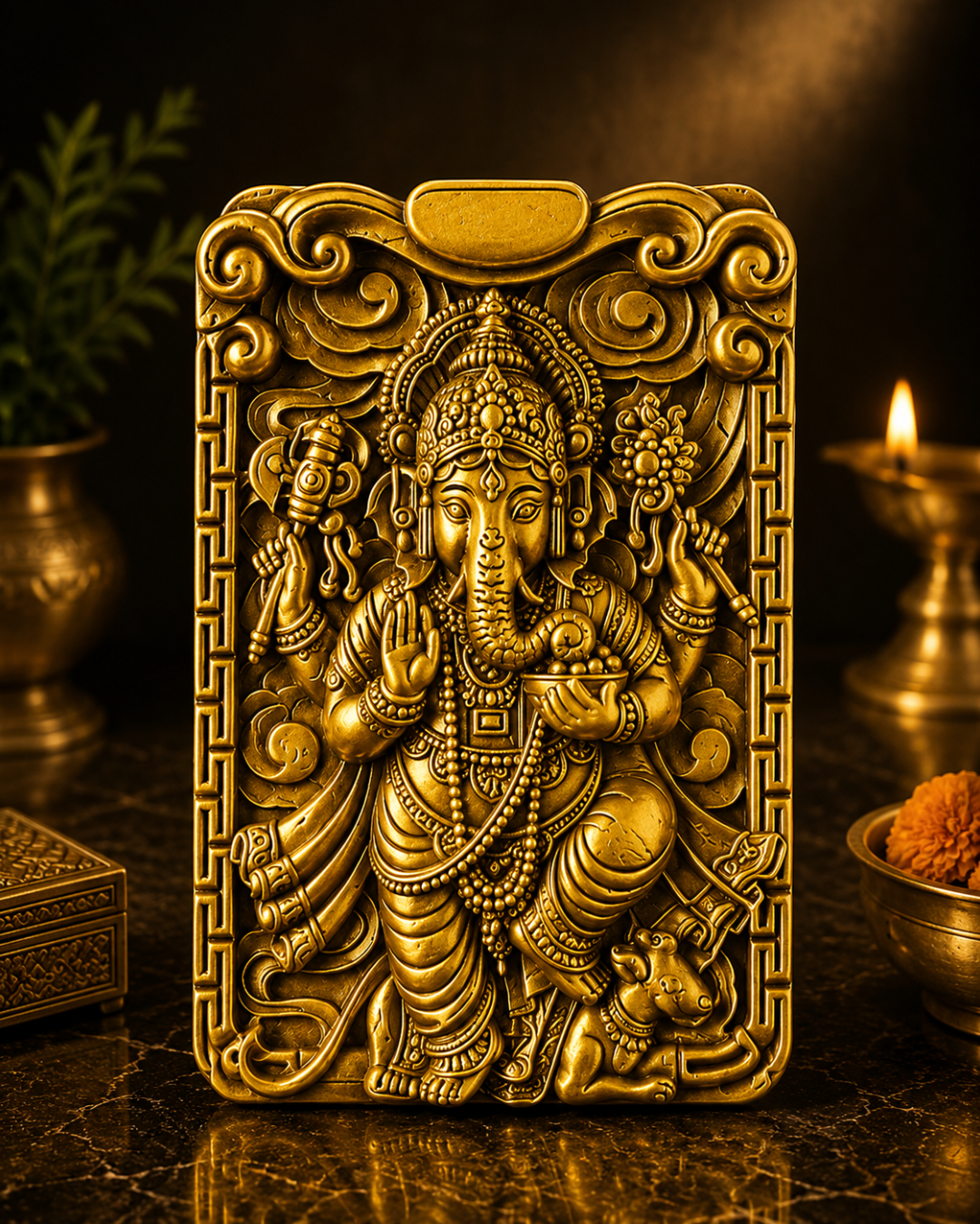 Ganesha Wall Art Murti