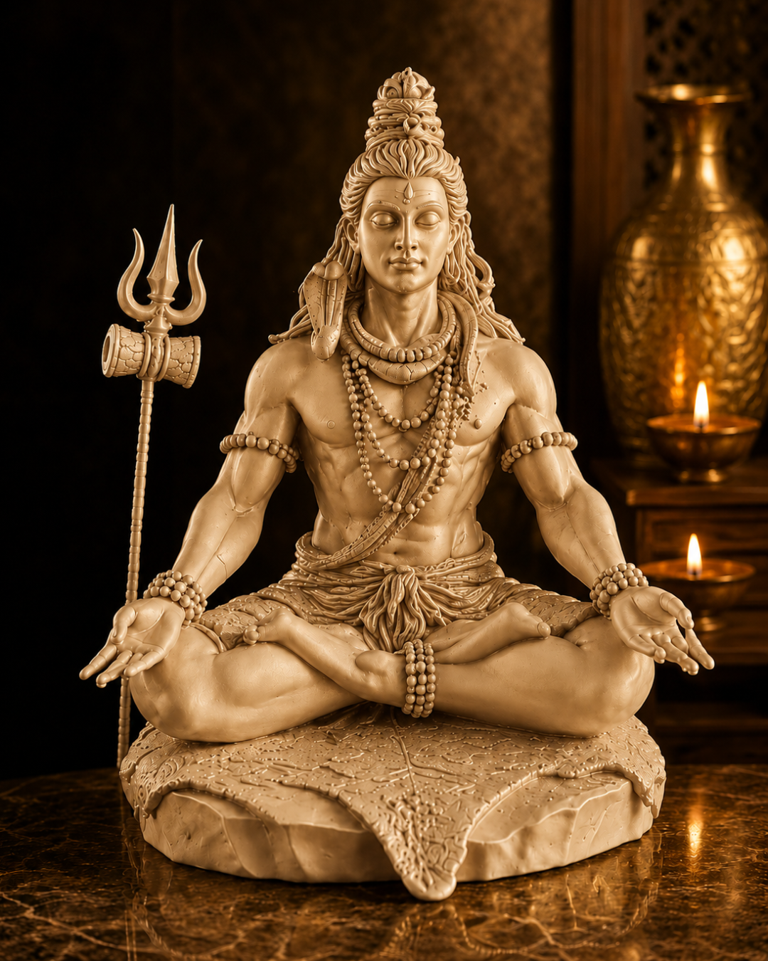 Lord Shiva Meditating Statue