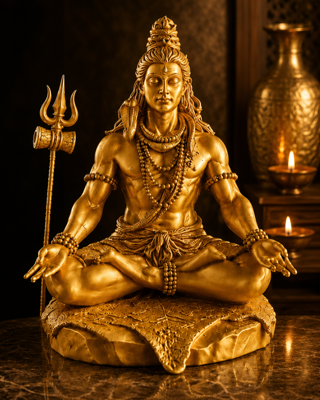 Lord Shiva Meditating Statue