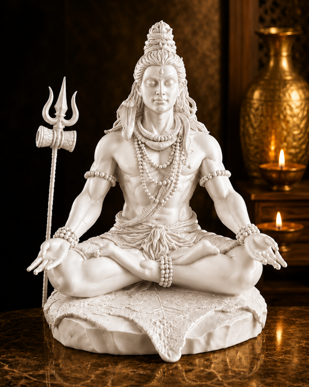 Lord Shiva Meditating Statue