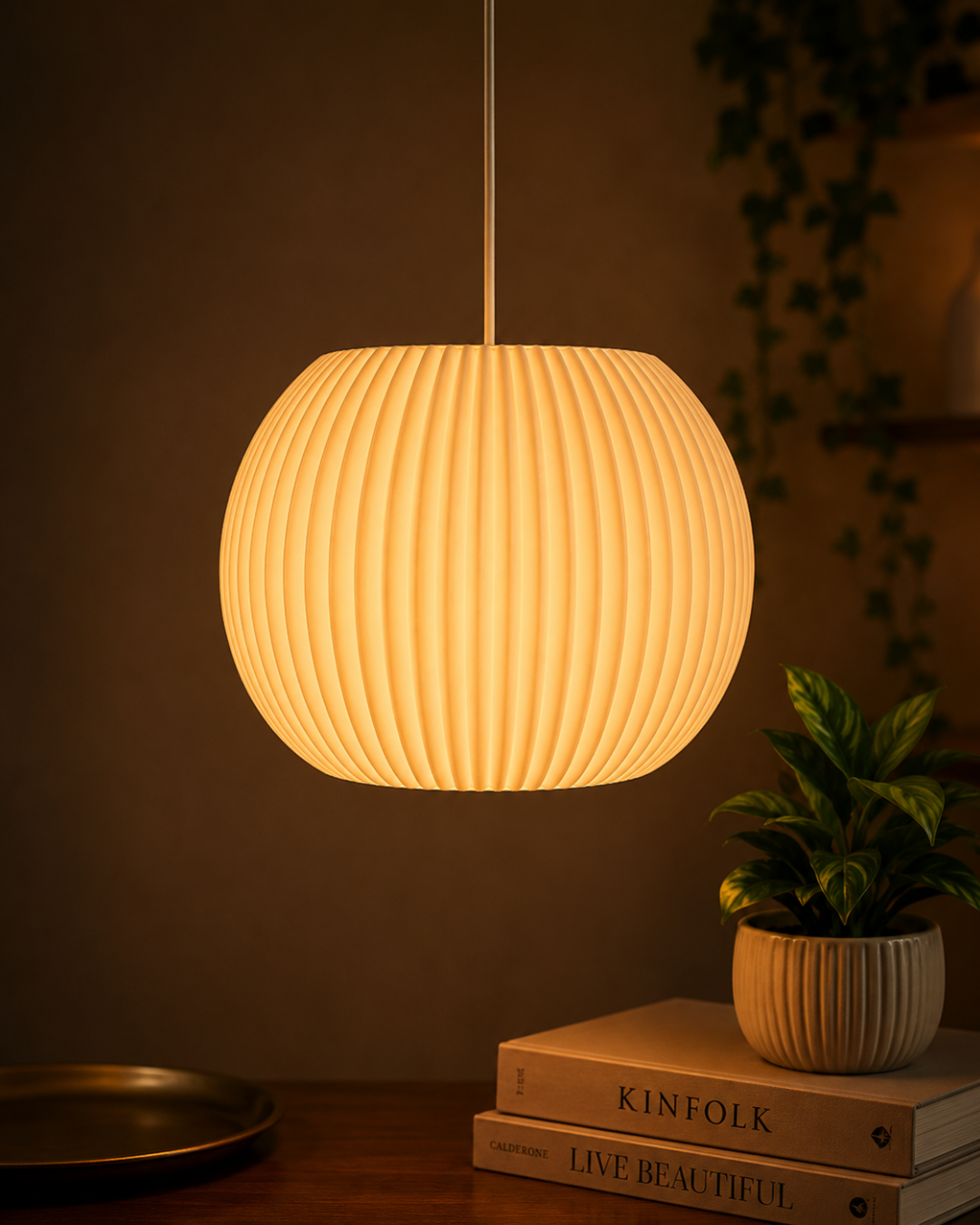 Opal Glow Pendant Lamp