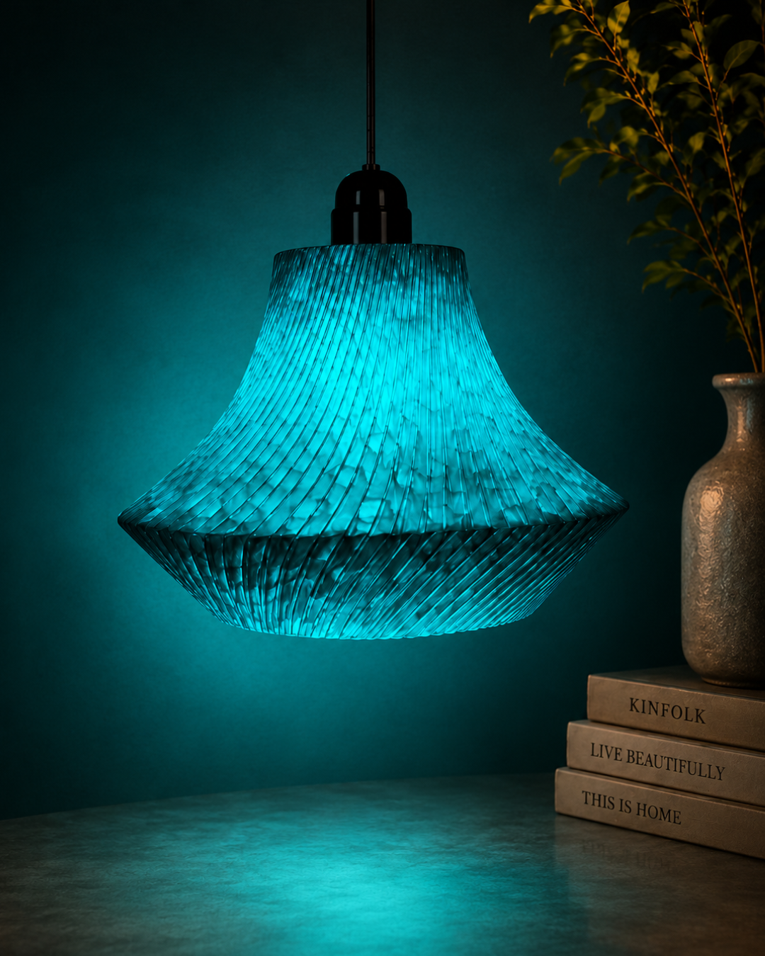 Sapphire Veil Pendant Lamp