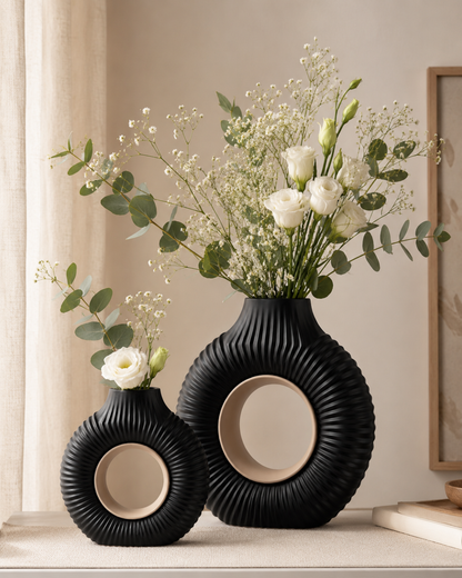 CraftLayer India Donut Vase Set