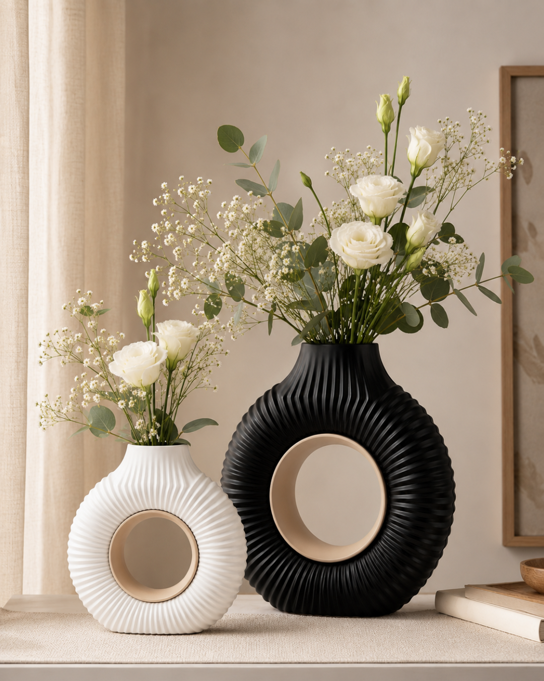 CraftLayer India Donut Vase Set