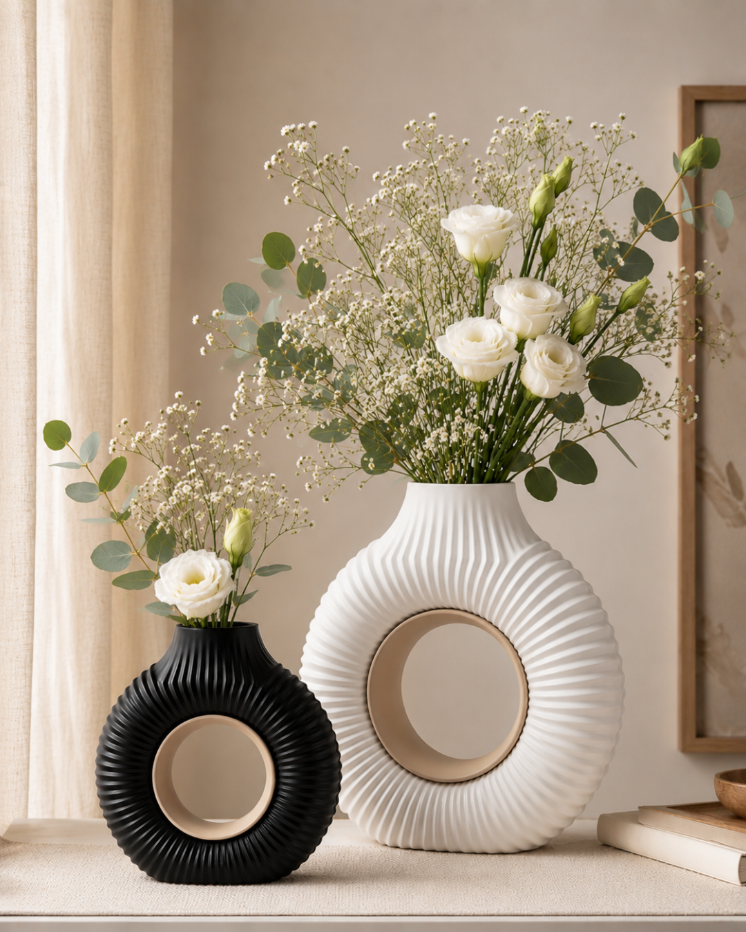 CraftLayer India Donut Vase Set