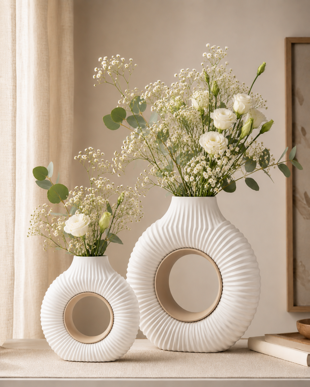 CraftLayer India Donut Vase Set