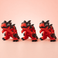 Blaze Red Dino – Set of 3 - CraftLayer India