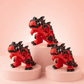 Blaze Red Dino – Set of 3 - CraftLayer India