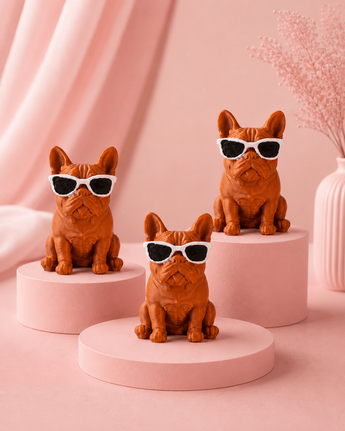 Boss Bulldog - Set of 3 - CraftLayer India