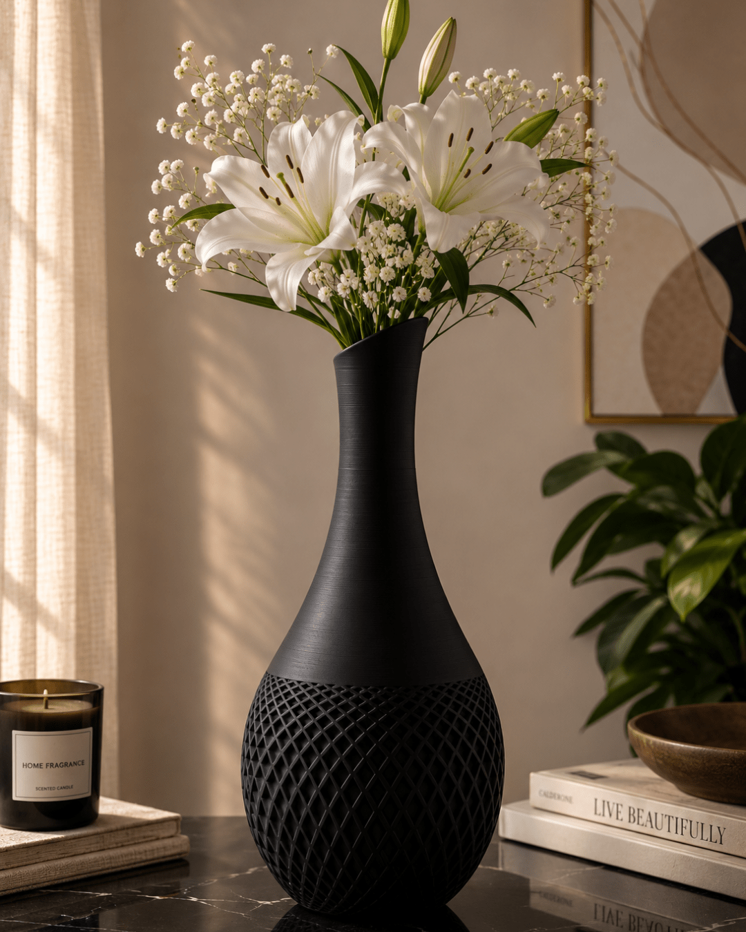 CraftLayer India Amara Vase - 7 Inch - CraftLayer India