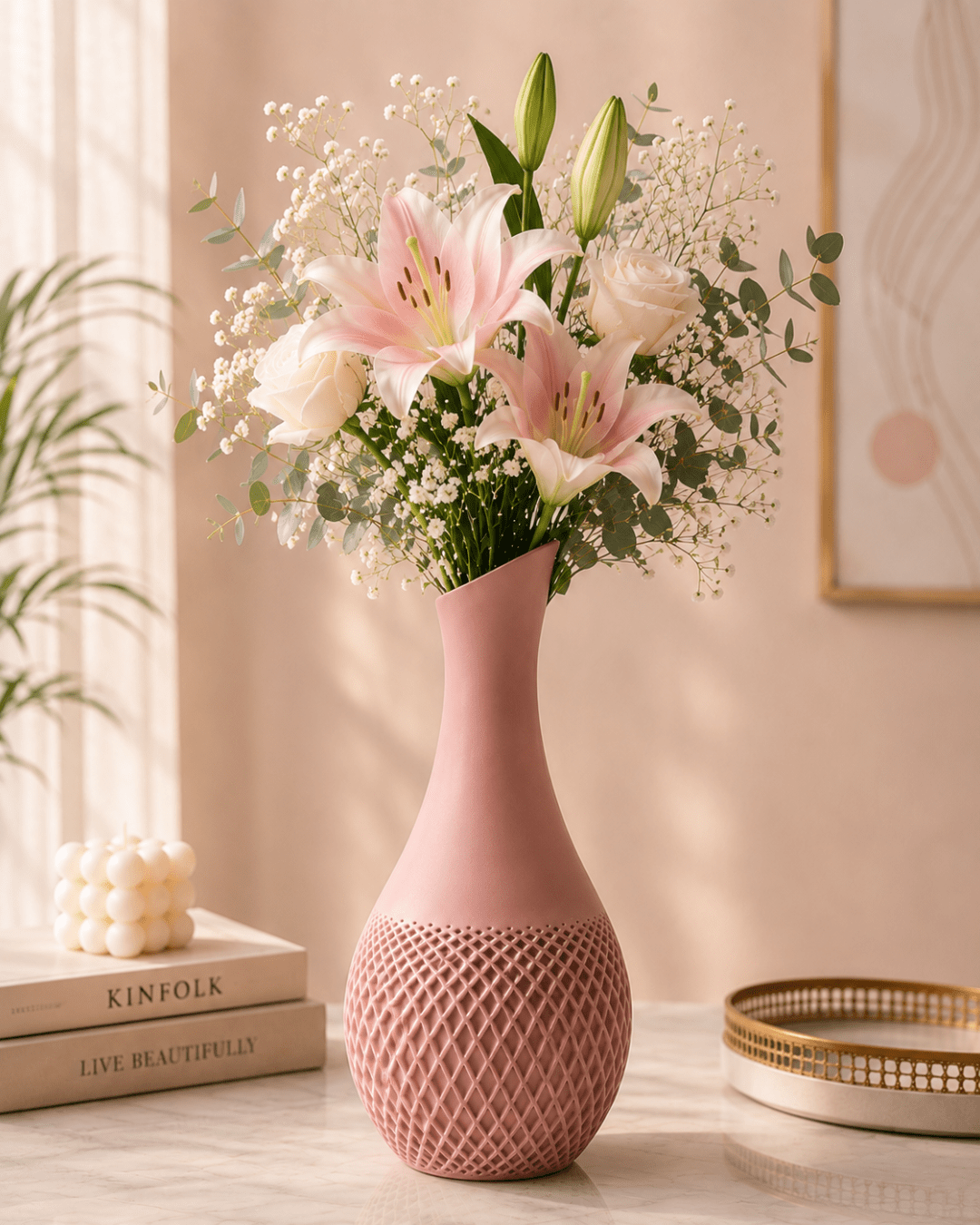 CraftLayer India Amara Vase - 7 Inch - CraftLayer India