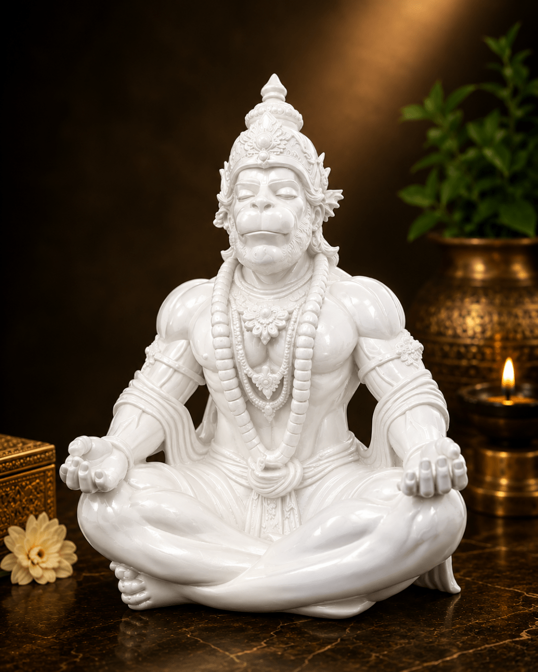 Divine Hanuman Meditation Murti - CraftLayer India
