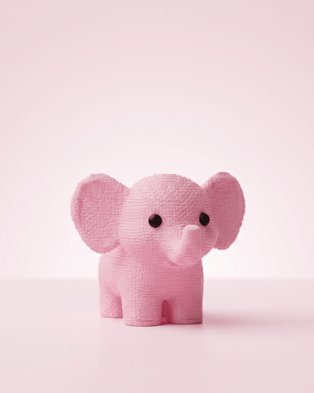 Ellie Pink Elephant – Set of 3 - CraftLayer India