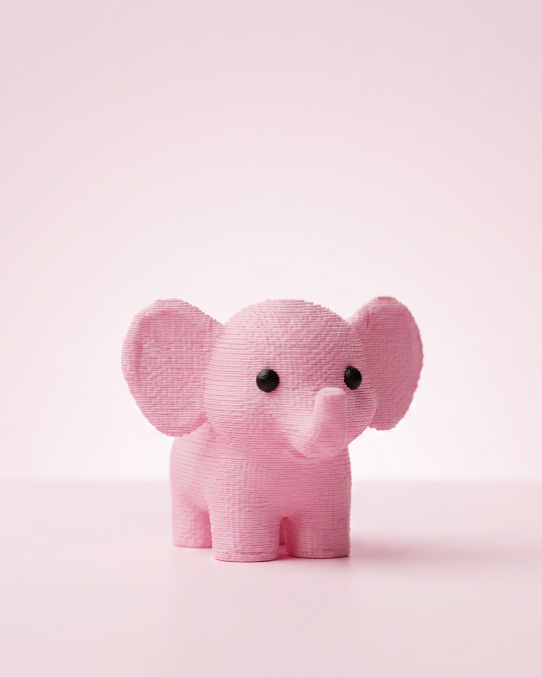 Ellie Pink Elephant 3D printed toy