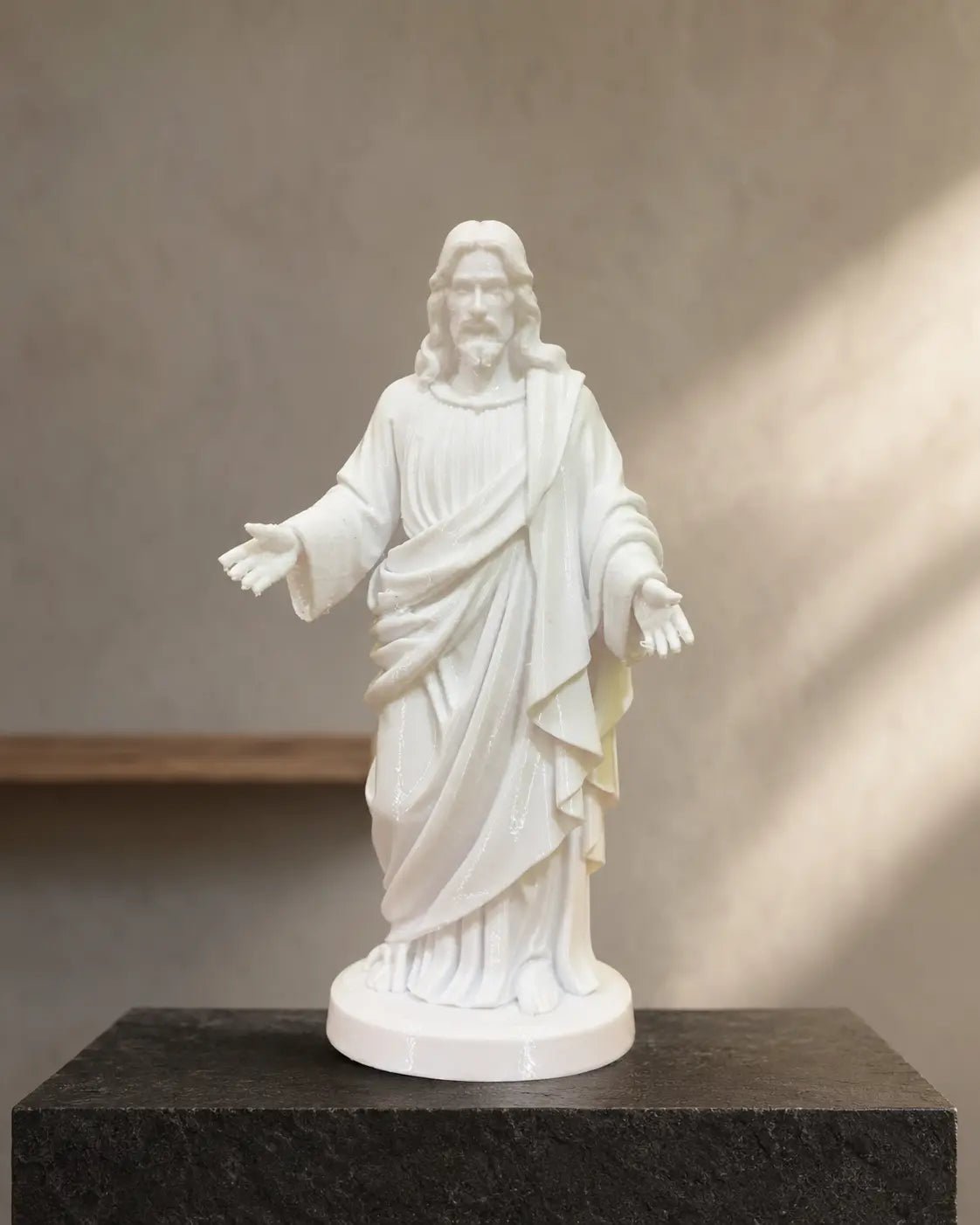 Jesus Blessing Statue White for Home Decor - CraftLayer India
