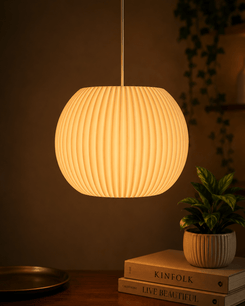 Opal Glow Pendant Lamp - CraftLayer India