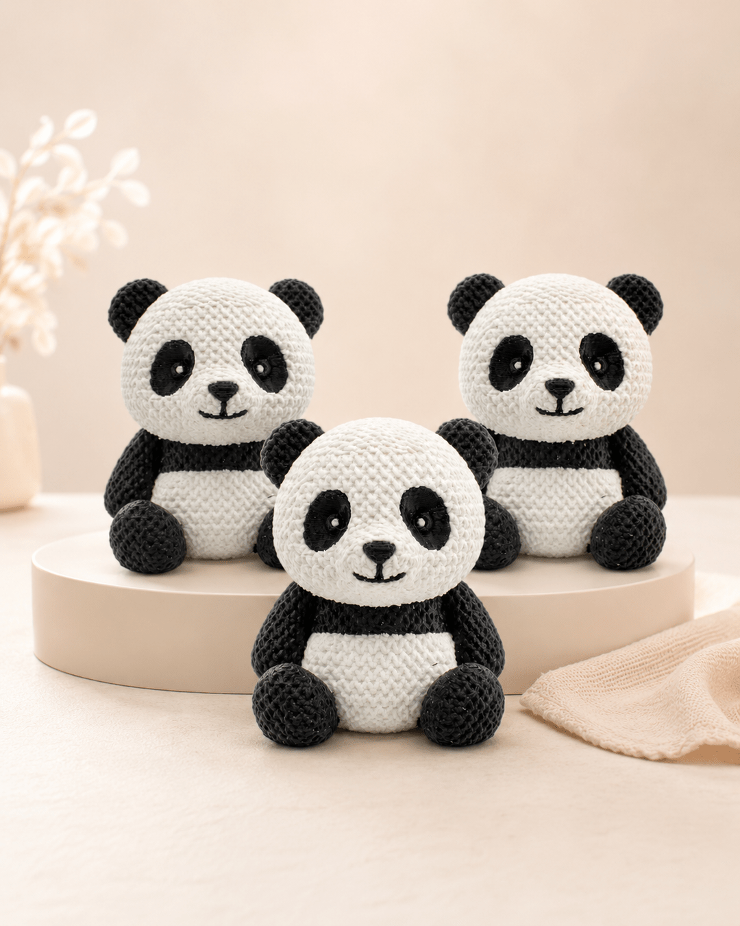 Pippin Panda – Set of 3 - CraftLayer India